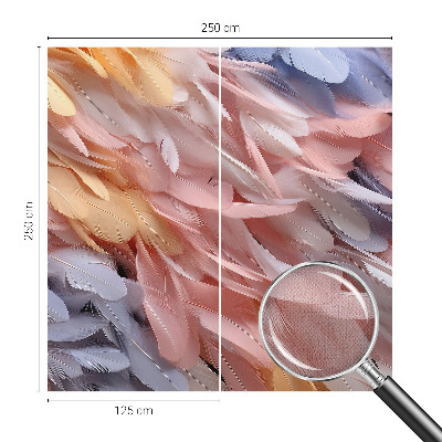 Fototapeta za dječju sobu Pastelno perje