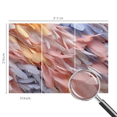Fototapeta za dječju sobu Pastelno perje