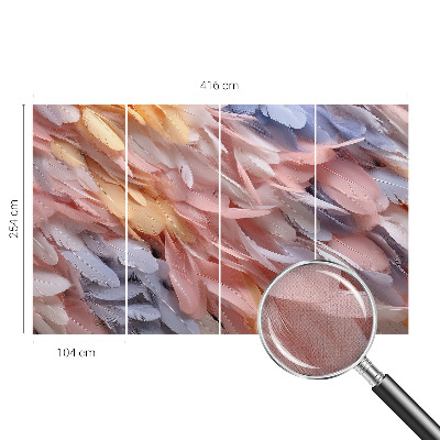 Fototapeta za dječju sobu Pastelno perje