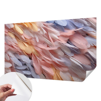 Fototapeta za dječju sobu Pastelno perje