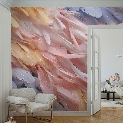 Fototapeta za dječju sobu Pastelno perje