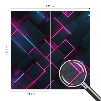 Foto tapet Neonska geometrija