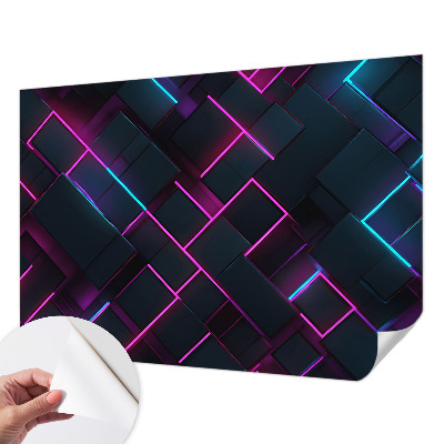 Foto tapet Neonska geometrija