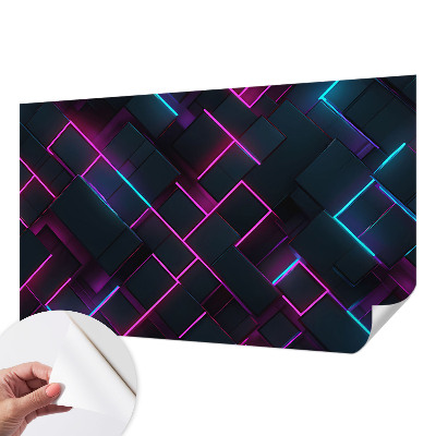 Foto tapet Neonska geometrija