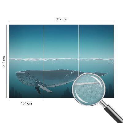 Fototapeta za dječju sobu s motivom vodene harmonije