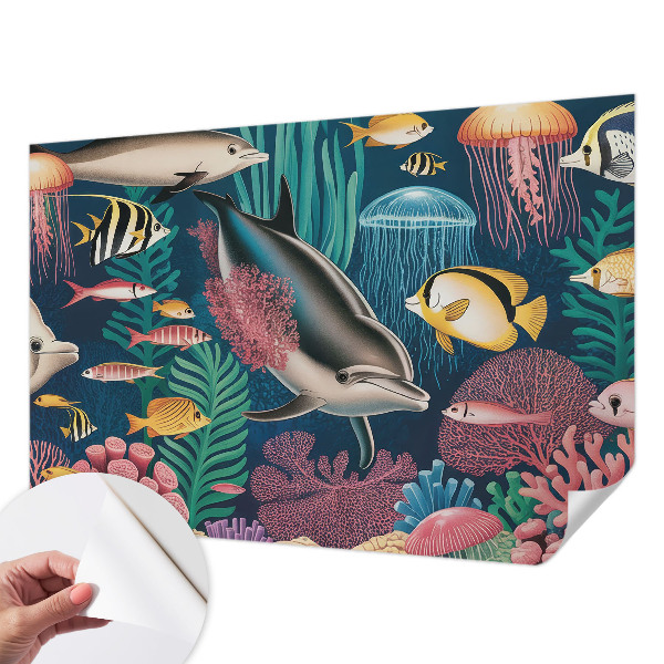 Samoljepljiva foto tapeta Podvodna fauna
