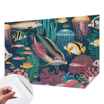 Samoljepljiva foto tapeta Podvodna fauna