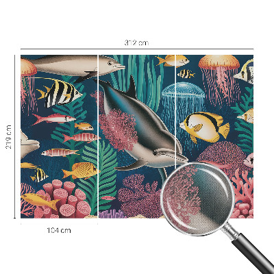 Samoljepljiva foto tapeta Podvodna fauna