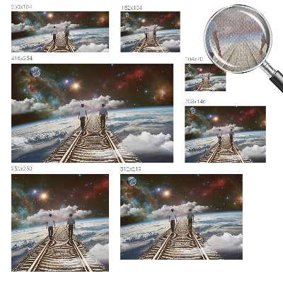 Foto tapeta za dječju sobu Svemirsko putovanje