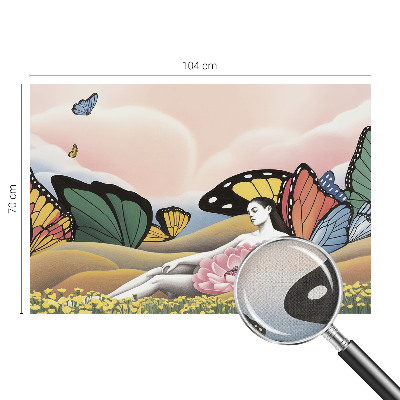 Samoljepljiva foto tapeta Livada leptira