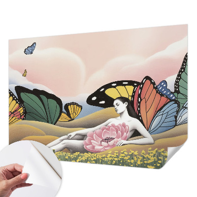 Samoljepljiva foto tapeta Livada leptira