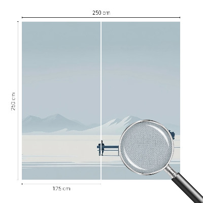Samoljepljiva fototapeta Minimalistički krajolik