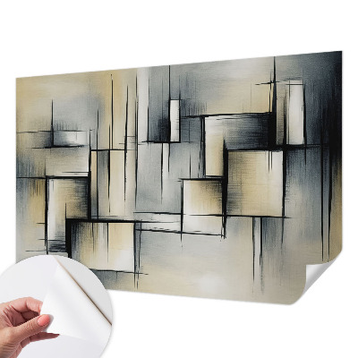 Dječja foto tapeta s motivom apstraktne geometrije