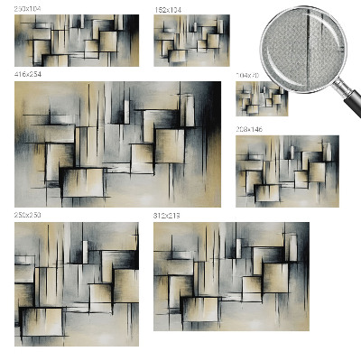 Dječja foto tapeta Apstraktna geometrija