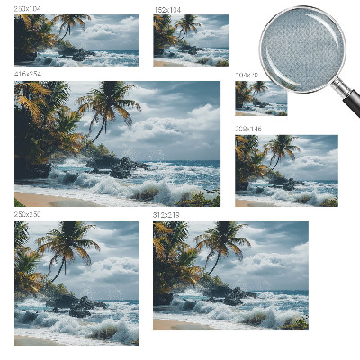 Samoljepljiva fototapeta za spavaću sobu Egzotična plaža