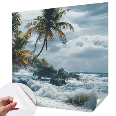 Samoljepljiva fototapeta za spavaću sobu Egzotična plaža