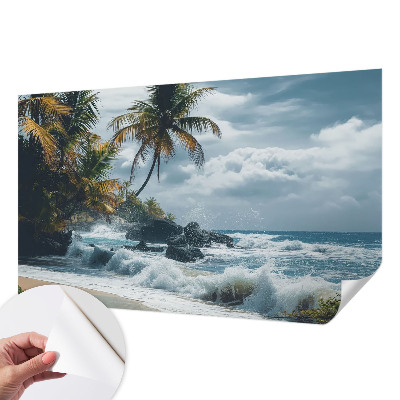 Samoljepljiva fototapeta za spavaću sobu Egzotična plaža