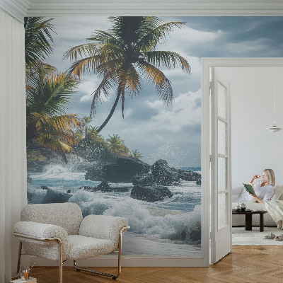 Samoljepljiva fototapeta za spavaću sobu Egzotična plaža