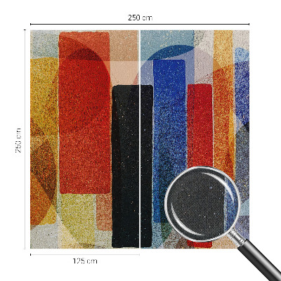 Samoljepljiva fototapeta za spavaću sobu Geometrijski oblici