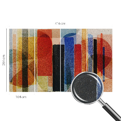 Samoljepljiva fototapeta za spavaću sobu Geometrijski oblici