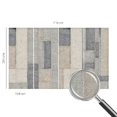 Foto tapeta za dječju sobu Geometrijski mozaik