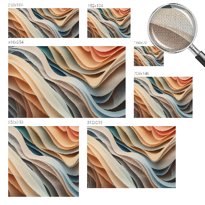 Samoljepljiva fototapeta Valoviti oblici
