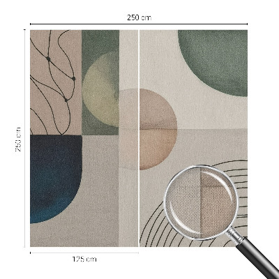 Foto tapeta za dječju sobu Geometrijski oblici
