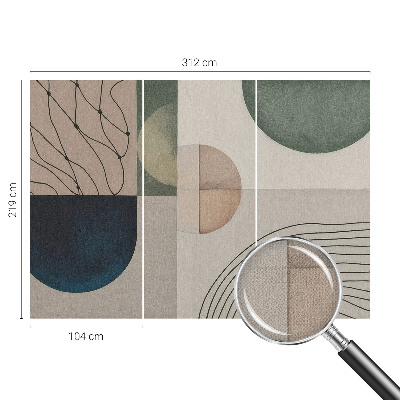 Foto tapeta za dječju sobu Geometrijski oblici
