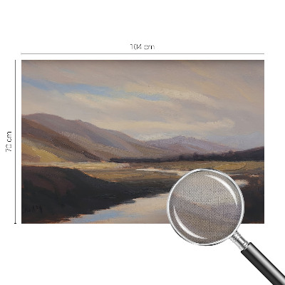 Zidna tapeta s motivom prirodnog mira