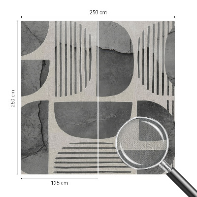 Zidna tapeta s geometrijskim oblicima