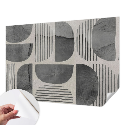 Zidna tapeta s geometrijskim oblicima