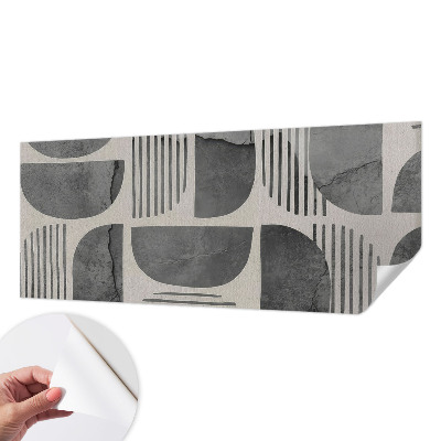 Zidna tapeta s geometrijskim oblicima