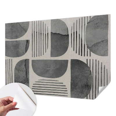 Zidna tapeta s geometrijskim oblicima