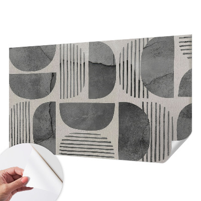 Zidna tapeta s geometrijskim oblicima