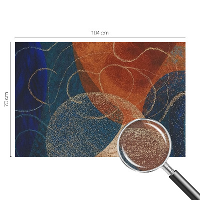 Foto tapet s motivom šarenih oblika