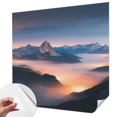 Samoljepljiva fototapeta za spavaću sobu s motivom izlazećeg sunca