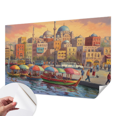 Foto tapeta za dječju sobu s motivom urbane obale