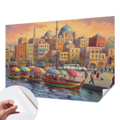 Foto tapeta za dječju sobu s motivom urbane obale