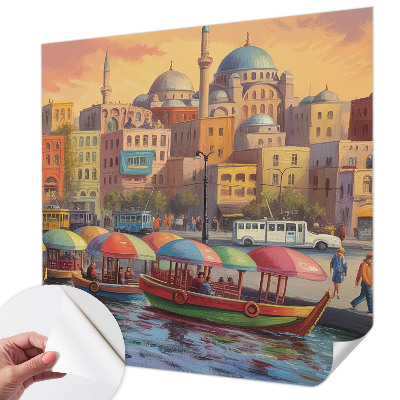 Foto tapeta za dječju sobu s motivom urbane obale