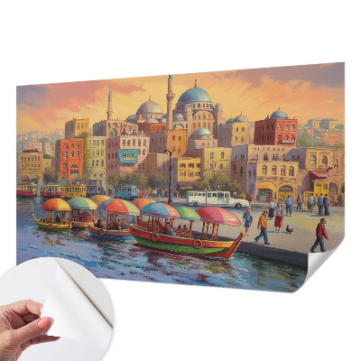Foto tapeta za dječju sobu s motivom urbane obale