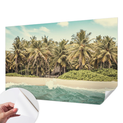 Samoljepljiva fototapeta za spavaću sobu Tropska plaža
