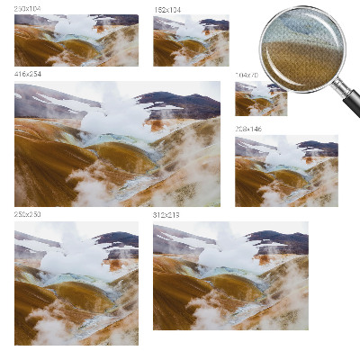 Samoljepljiva fototapeta za dnevni boravak Vulkanska brda