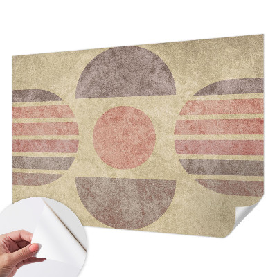 Samoljepljiva fototapeta za spavaću sobu Geometrijski oblici
