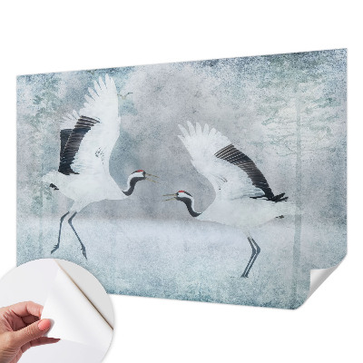 Foto tapeta za dječju sobu Skladne ždralove