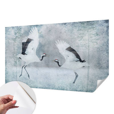 Foto tapeta za dječju sobu Skladne ždralove