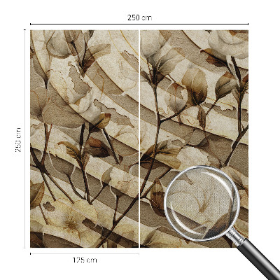 Foto tapeta za dječju sobu Klasična flora