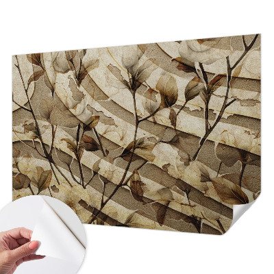 Foto tapeta za dječju sobu Klasična flora