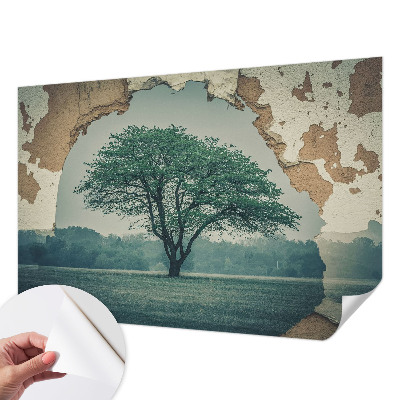 Dječja fototapeta s motivom usamljenog drveta