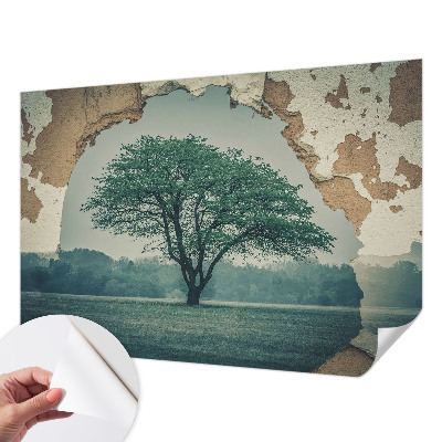 Dječja fototapeta s motivom usamljenog drveta