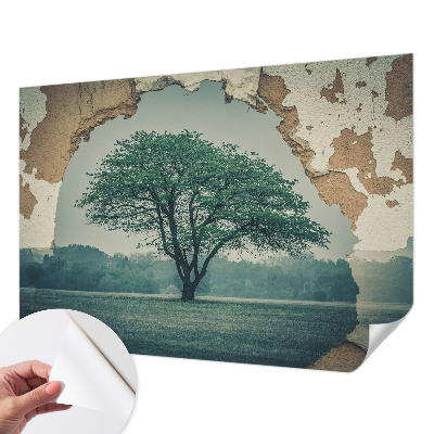 Dječja fototapeta s motivom usamljenog drveta